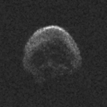 Mappatura radar dell'asteroide effettuata da dal National Science Foundation's Arecibo Observatory.